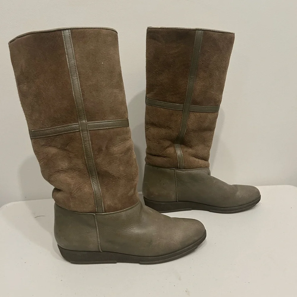 Authentic Suede Winter Boot with Shearling Lining Made In Italy